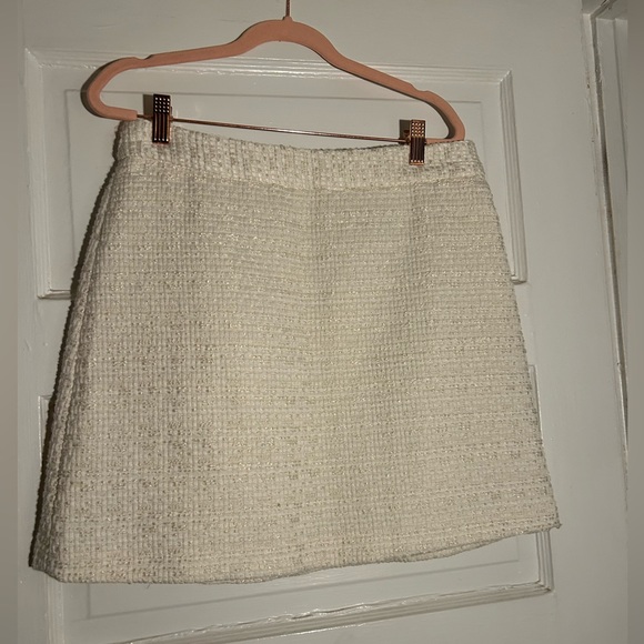 H&M RHINESTONE-BUTTON JACKET XL •AND•   H&M Boucle Tweed Mini Skirt size 10 - Picture 6 of 8